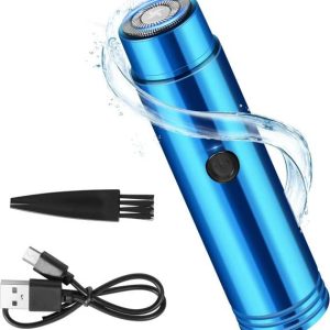 FLOSTRAIN Mini Portable Electric Shaver for Men and Wom...