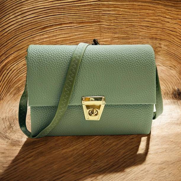 Skorpio Green Women Sling Bag Classy Stylish Sling Bag With lon...