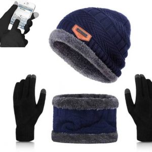 Black Camel Solid Beanie