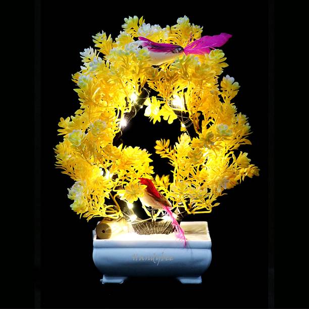 Handybee Artificial Bonsai Plant, 2 Sparrow Fake Plant ...