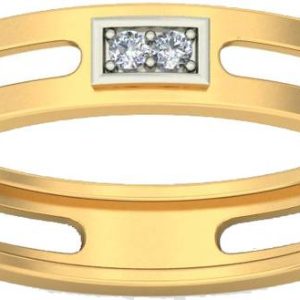 avsar AVR514YBR 14kt Cubic Zirconia Yellow Gold ring