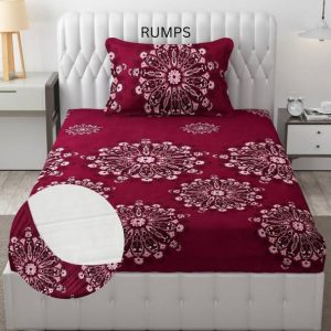 LX LOYREX 288 TC Microfiber Single Floral Fitted (Elast...