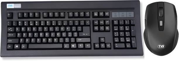 TVS Platina combo Wireless Standard Multi-device Keyboa...