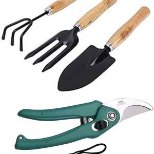 Unique Collection Hub Flower Cutter & Garden Tool Woode...