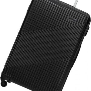 YAYAVAR Large Check-in Suitcase (76 cm) 4 Wheels - Cairo - Blac...