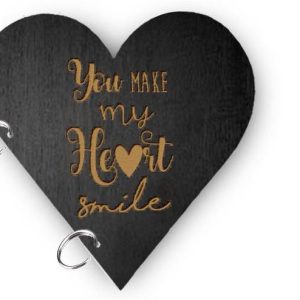 DI-KRAFT You Make my heart Smile print dairy A5 Diary U...