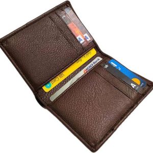 RAGE GAZE Men Brown Artificial Leather Card Holder