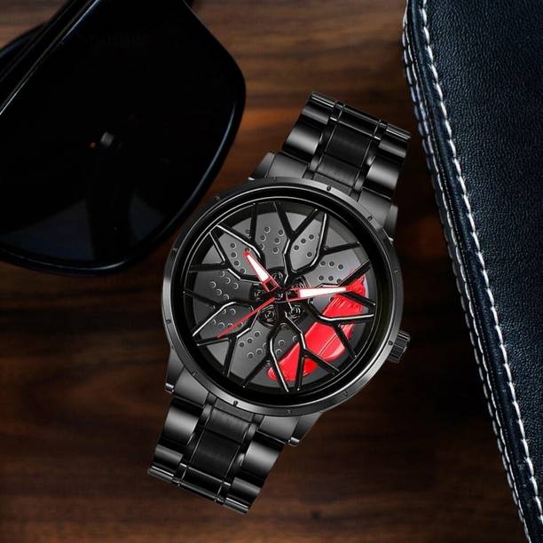 Spinner Car wheel watch | Spinning watch | Roatating watch | Gy...