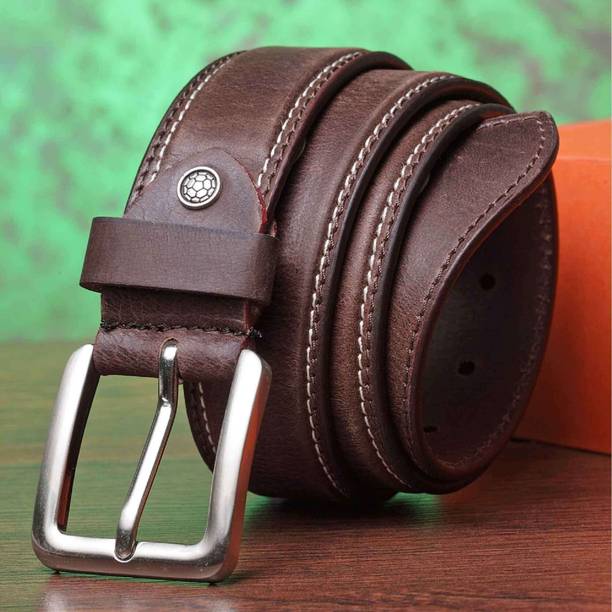 Teakwood Leathers Men Casual Brown Genuine Leather Belt
