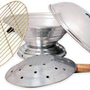 Movest Aluminum Tandoor Bati Maker Baking Oven, 25 cm X...