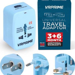 VRPRIME Universal Adapter Travel 150+ Countries Premium Quality...