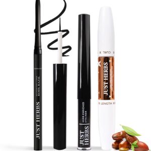Just Herbs Eye Make Up Essentials Combo Pack of 3 | Kaj...