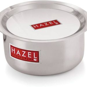 HAZEL Aluminium Tope with Lid Kitchen Utensils for Cook...