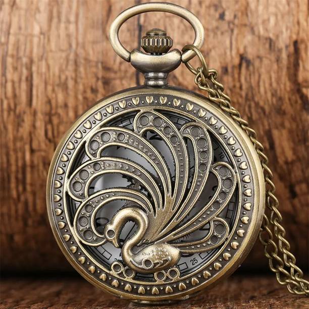 Tiny Tim Peacock Vintage Pocket-Watch Antique Gandhi St...