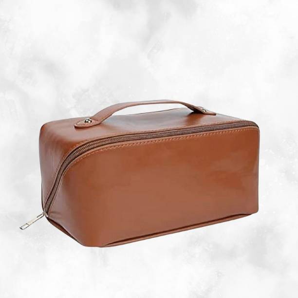Cosmocarry Women Brown Cosmetic Bag RY276