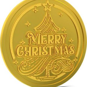 Aspect Bullion & Refinery Merry Christmas 24 (995) K 5 g Gold Coin