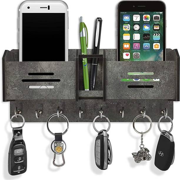 Flipkart SmartBuy Wooden Key Holder with Mobile Holder ...