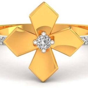 amarta Avery'S Moonlight 18kt Diamond Yellow Gold ring