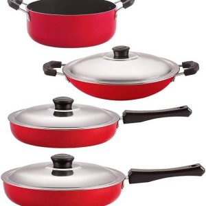 NIRLON Non-Stick 3 Layer Coated Non-Induction Kitchen C...