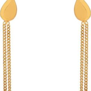 PC Jeweller The Amisha Yellow Gold 22kt Stud Earring