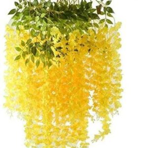 ToyLoom Studio Artificial Wisteria Vine Fake Wisteria H...