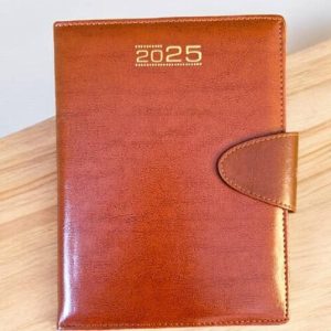 LIFECARD Leather New year Regular Diary 2025 A4 Diary R...