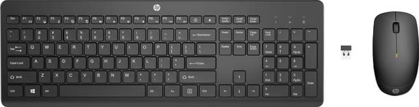 HP 230 Black Wireless Mouse and Keyboard Combo Combo Se...