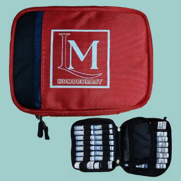 LM HOMOEOEASY Homeopathy kit (EMPTY) RED First Aid Kit