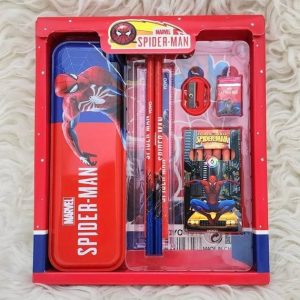 Sannu 7 in 1 Spiderman Stationery Kit for Birthday Gift...