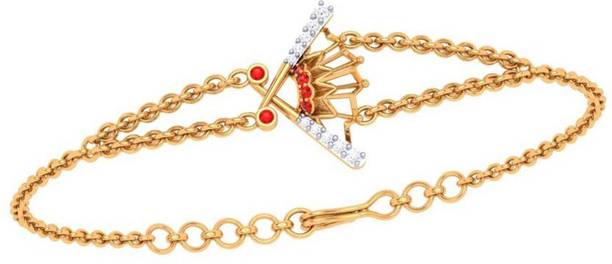 PC Chandra Jewellers Traditional Hand Fan Style Yellow ...