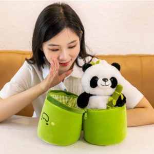 ATHRAVTOYS Panda Soft Toy for Kids, Bamboo Panda Soft T...