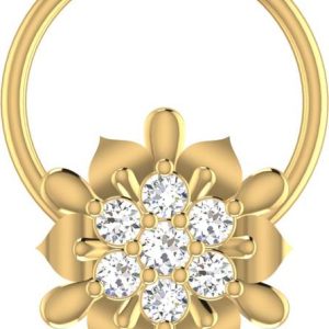 avsar Kalisha 18kt Diamond Yellow Gold Nose Wire