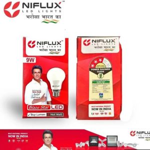 Niflux 9 W Eye Safety Compliance Round B22 D LED Bulb