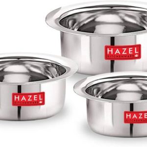 HAZEL Stainless Steel Mini Flat Bottom Cooking Patila T...