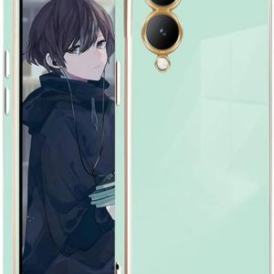 AmericHome Back Cover for Vivo Y17s, Vivo Y28 5g Chrome...