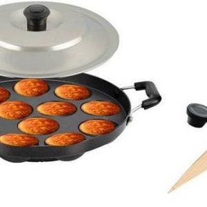 RBGIIT Cooking Utensils | Non-Stick Paniyarakkal 12 Cav...