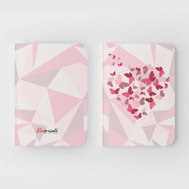 The Red Prints Diary A5 Notebook Ruled 200 Pages A5 Dia...