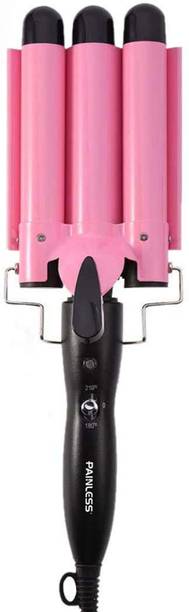 Painless 3 HEATING ELEMENT HAIR CURLER Electric Hair Cu...