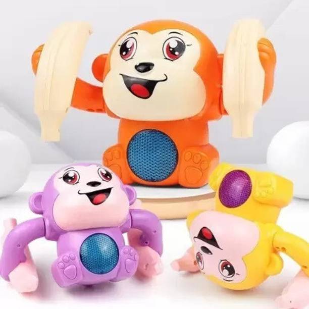 Galactic Dancing and Spinning Rolling Doll Tumble Monke...