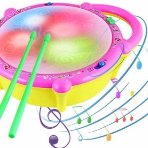 Jugnu Imported Multicolored Flash Drum Set With Music a...
