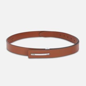 LOUIS PHILIPPE Men Formal Brown Genuine Leather Belt