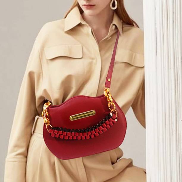 eloise Red Women Sling Bag Luxury Stylish Chain Sling Bag