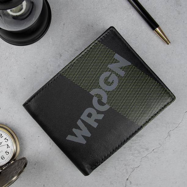 WROGN Men Trendy, Evening/Party, Casual Black Genuine Leather...