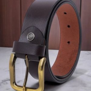 KILLER Men Casual, Evening, Formal, Party Brown Texas Leatheri...