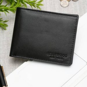 Teakwood Leathers Men Casual Black Genuine Leather RFID Wallet - Regular...