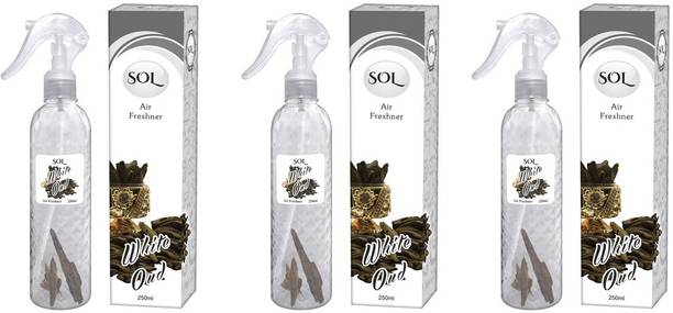 Sol Oudh Spray White Oud Air Freshener - Pack Of 3 (3 X...