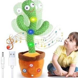 TAPUJI Dancing & Singing Cactus with Lighting, Voice Re...