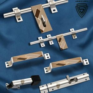 S-Guard Stainless Steel Chrome, Matte Door levers