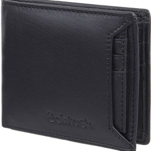 Zaintash Men Casual Green Genuine Leather RFID Wallet