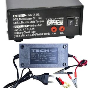 BALRAMA 12 Volt DC to AC Converter + UPS Battery Charge...